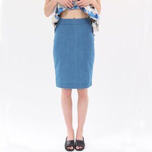 Prairie Underground Denim Pencil Skirt Size XS